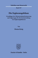 Die Ergänzungsbilanz. - Florian Kitzig