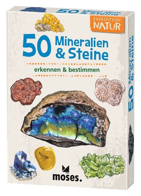 Exp Natur 50 Mineralien und Steine - Carola von Kessel