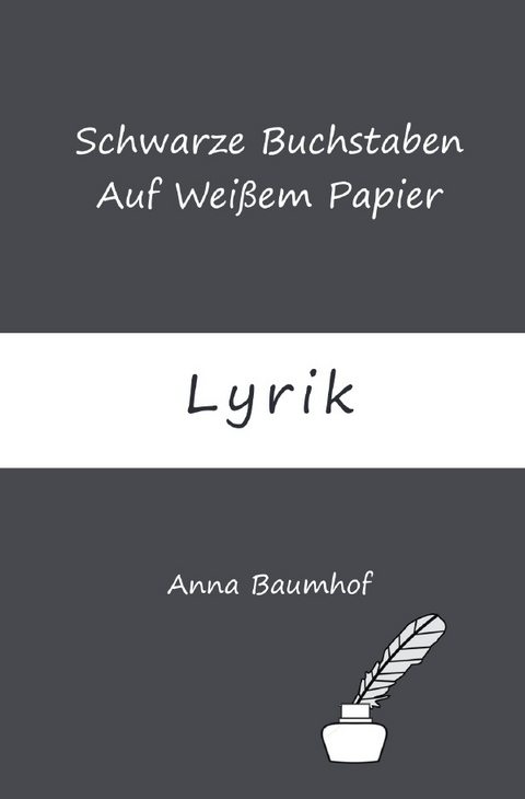 Schwarze Buchstaben Auf Weißem Papier - Anna Baumhof