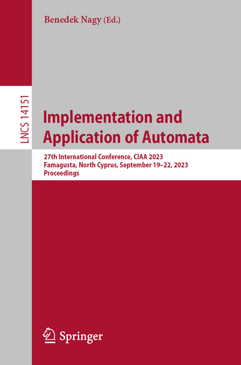 Implementation and Application of Automata - 