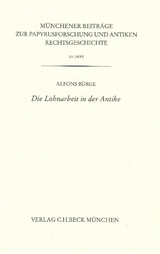 Die Lohnarbeit in der Antike - Alfons Bürge