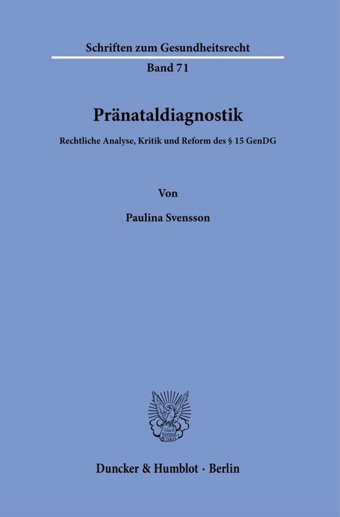 Pränataldiagnostik. - Paulina Svensson