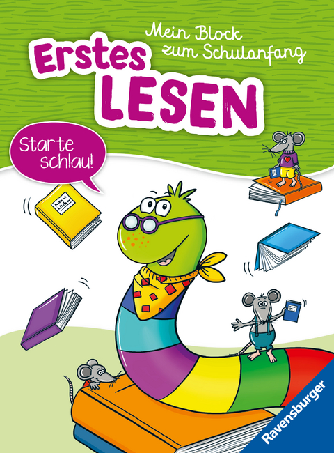 Ravensburger Mein Block zum Schulanfang: Erstes Lesen - Rätselblock ab 6 Jahre - Lesen lernen - Tanja Bürgermeister