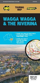 Wagga Wagga & The Riverina Map 284 21st ed - UBD Gregory's