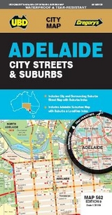Adelaide City Streets & Suburbs Map 562 9th ed (waterproof) - UBD Gregory's