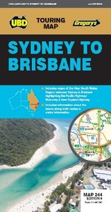 Sydney to Brisbane Map 244 9th ed - UBD Gregory's