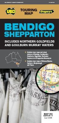 Bendigo Shepparton Map 383 17th ed -  UBD Gregory's