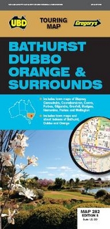 Bathurst Dubbo Orange & Surrounds Map 282 8th ed - UBD Gregory's