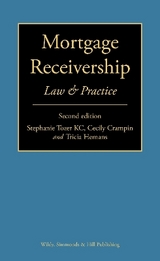 Mortgage Receivership: Law and Practice - Tozer, Stephanie; Crampin, Cecily; Hemans, Tricia
