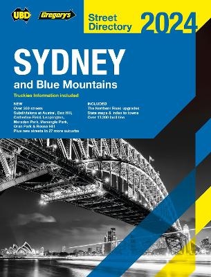 Sydney & Blue Mountains Street Directory 2024 60th -  UBD Gregory's