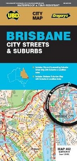 Brisbane City Streets & Suburbs Map - UBD Gregory's