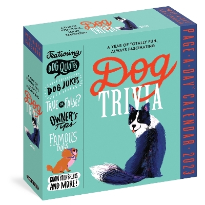 Dog Trivia Page-A-Day Calendar 2023 -  Workman Calendars