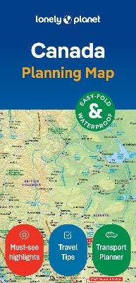 Lonely Planet Canada Planning Map -  Lonely Planet