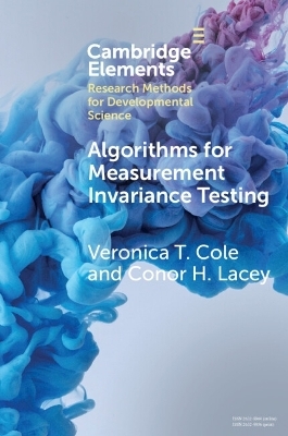 Algorithms for Measurement Invariance Testing - Veronica Cole, Conor H. Lacey