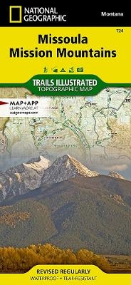 Missoula, Mission Mountains - National Geographic Maps