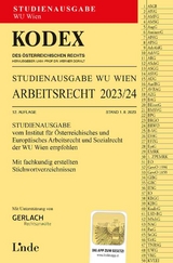 KODEX Studienausgabe Arbeitsrecht 2023/24 - Doralt, Werner