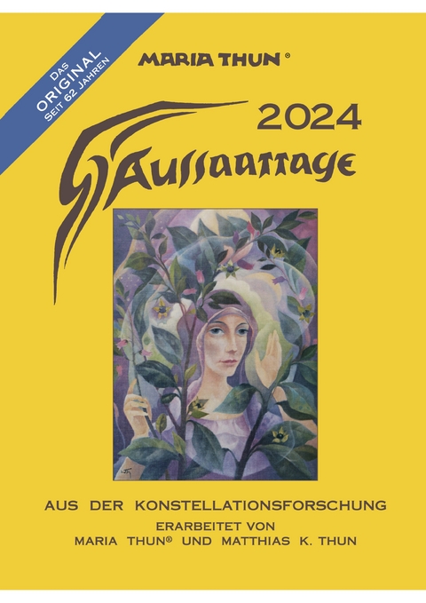 Aussaattage 2024 Maria Thun Wandkalender - Matthias K. Thun
