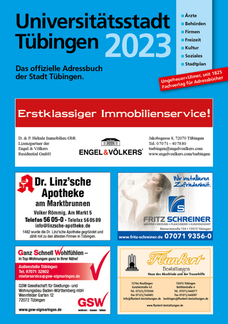 Universitätsstadt Tübingen 2023 - 