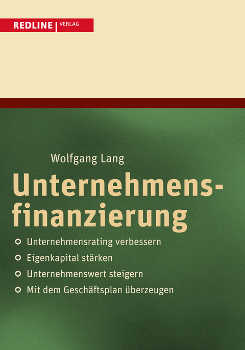 Unternehmensfinanzierung - Wolfgang Lang