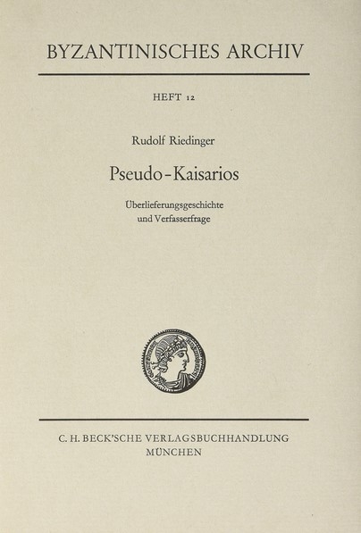 Pseudo-Kaisarios - Rudolf Riedinger