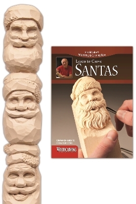 Learn to Carve Santa Study Stick Kit - Harold Enlow