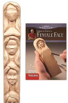 Carve a Female Face Study Stick Kit - Harold Enlow