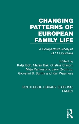 Changing Patterns of European Family Life - 