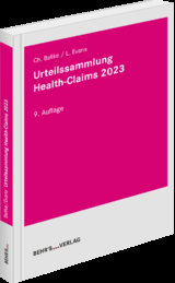 Urteilssammlung Health-Claims 2023 - Leonie Evans, Christian Ballke