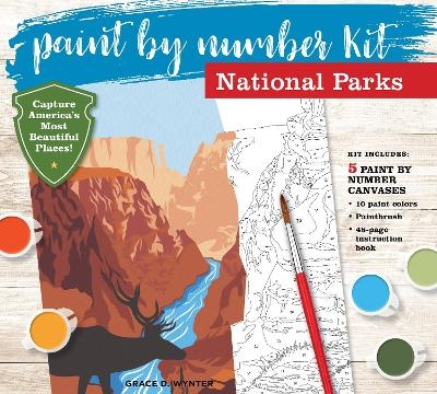 Paint by Number Kit National Parks -  Editors of Chartwell Books