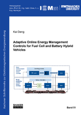 Adaptive Online Energy Management Controls for Fuel Cell and Battery Hybrid Vehicles - Kai Deng