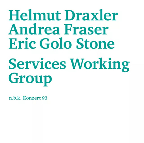 Services Working Group - 