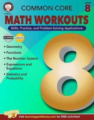 Common Core Math Workouts, Grade 8 -  Mace,  Gennuso