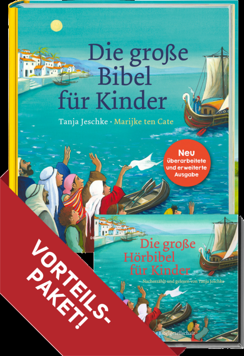 Die große Bibel für Kinder. Kombipaket (Buch + Hörbuch) - Tanja Jeschke