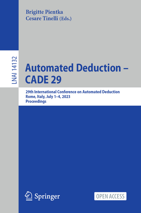 Automated Deduction – CADE 29 - 