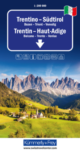 Trentino - Südtirol Nr. 03 Regionalstrassenkarte 1:200 000 - 