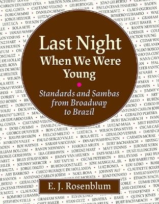 Last Night When We Were Young - E J Rosenblum