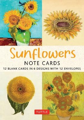 Sunflowers - 12 Blank Note Cards - 