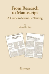 From Research to Manuscript -  Michael J. Katz