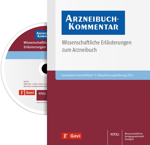 Arzneibuch-Kommentar DVD/Online VOL 72 - 