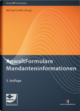 AnwaltFormulare Mandanteninformationen - Sattler, Michael; Sattler, Michael