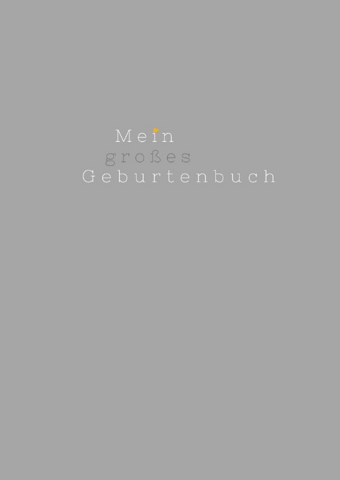 Geburtenbuch_Edition_groß - Käthe Küste