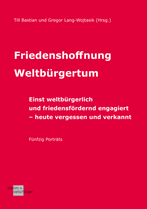 Friedenshoffnung Weltbürgertum - 