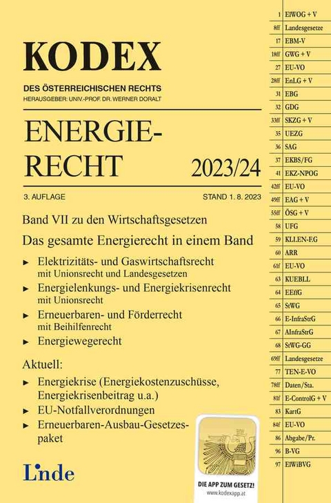 KODEX Energierecht 2023/24 - Katharina Šarić-Gruber