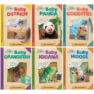 School & Library Active Minds Explorers Baby Animals Read-Along Series - Ellen Lawrence