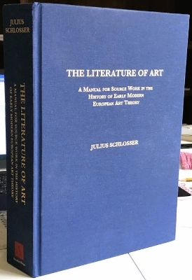 The Literature of Art - Julius Schlosser