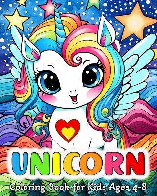 Unicorn Coloring Book for Kids Ages 4-8 - Hannah Sch�ning Bb