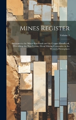 Mines Register -  Anonymous