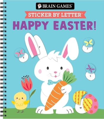 Brain Games - Sticker by Letter: Happy Easter! -  Publications International Ltd,  Brain Games,  New Seasons