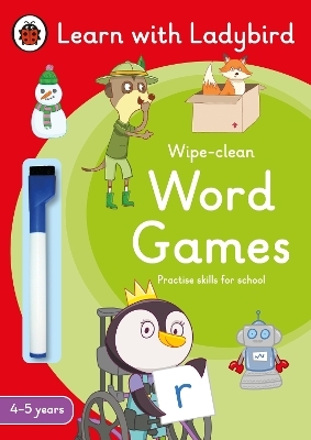 Word Games: A Learn with Ladybird Wipe-Clean Activity Book 4-5 years -  Ladybird