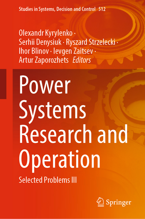 Power Systems Research and Operation - 